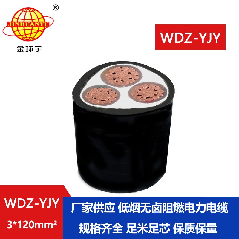金環(huán)宇電線電纜 阻燃低煙無鹵電線電纜WDZ-YJY 3